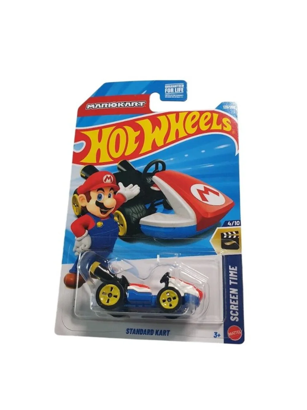 Hot Wheels Mario Kart Standard Screen Time Series Mattel Diecast Collectible